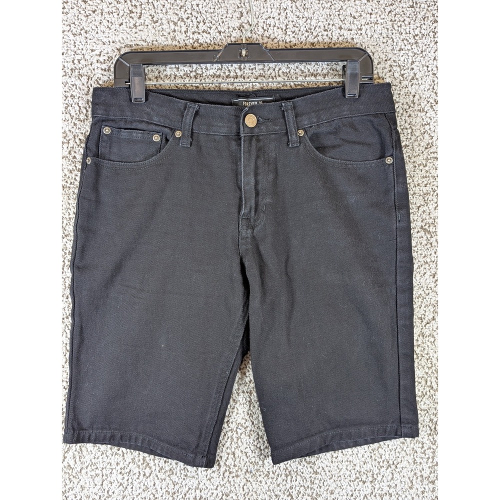 Forever 21 Denim Chino Shorts‎ Men's 32 Black